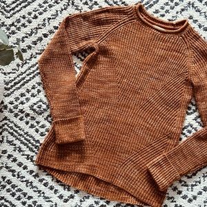 Soft Cognac Knitted Sweater